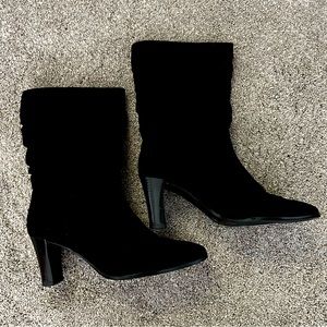 Black High Heeled Boots